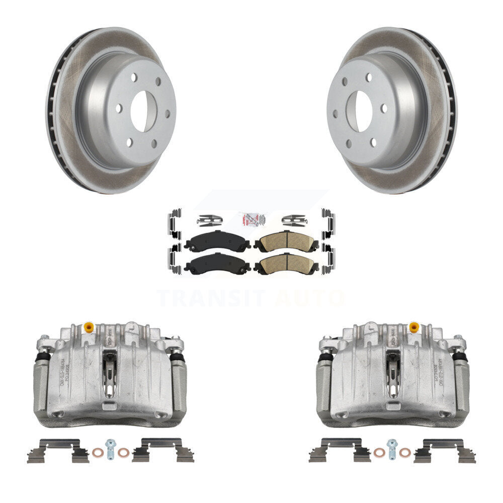 Transit Auto KCG-100668N Disc Brake Kit for 2000-2006 Chevrolet Silverado 1500, Cadillac Escalade, Cadillac Escalade ESV & more - Rear product image