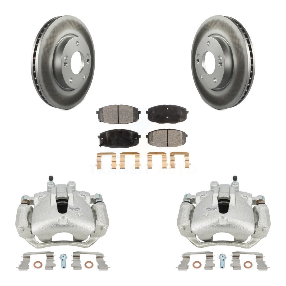Transit Auto KCG-100668T Disc Brake Kit for 2009-2012 Hyundai Elantra - Front product image