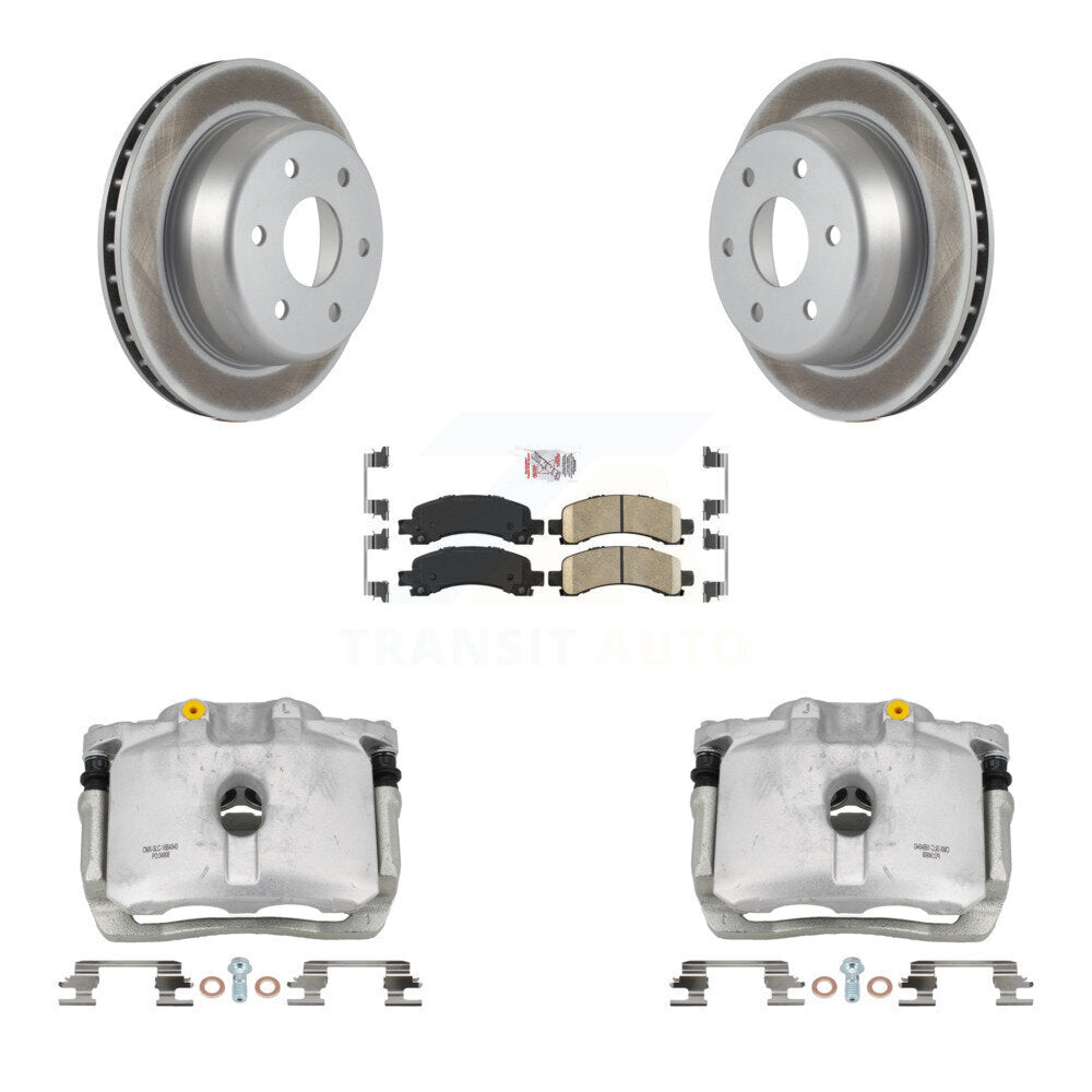Transit Auto KCG-100669N Disc Brake Kit for 2002-2014 Cadillac Escalade, Chevrolet Avalanche 1500, Chevrolet Express 1500 & more - Rear product image