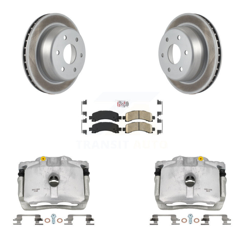 Transit Auto KCG-100669N Disc Brake Kit for 2002-2014 Cadillac Escalade, Chevrolet Avalanche 1500, Chevrolet Express 1500 & more - Rear product image