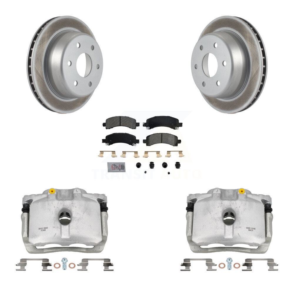 Transit Auto KCG-100670N Disc Brake Kit for 2002-2014 Cadillac Escalade, Chevrolet Avalanche 1500, Chevrolet Express 1500 & more - Rear product image