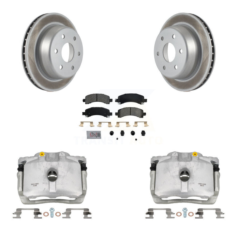 Transit Auto KCG-100670N Disc Brake Kit for 2002-2014 Cadillac Escalade, Chevrolet Avalanche 1500, Chevrolet Express 1500 & more - Rear product image
