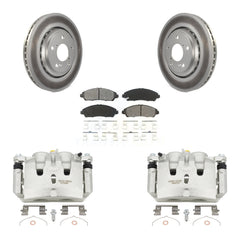 Transit Auto KCG-100673S Disc Brake Kit for 2016-2021 Acura MDX, Honda Ridgeline, Honda Pilot - Front product image