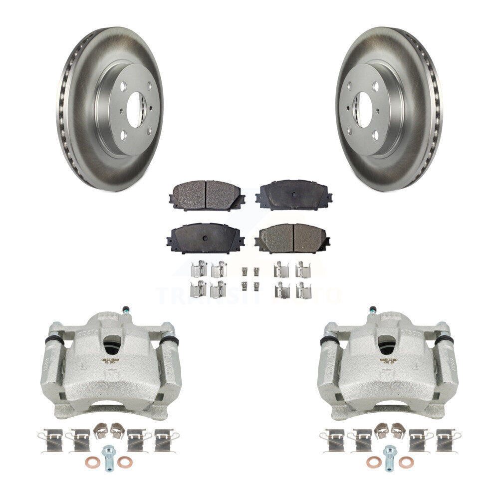 Transit Auto KCG-100676P Disc Brake Kit for 2006-2018 Toyota Yaris - Front product image