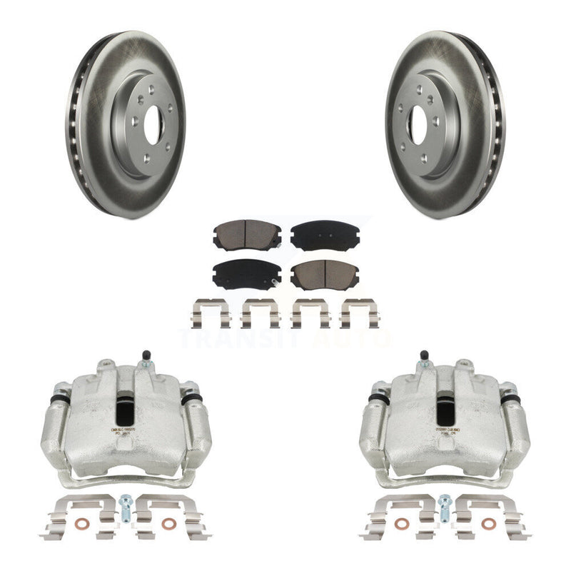 Transit Auto KCG-100681C Disc Brake Kit for 2010-2020 Chevrolet Equinox, Chevrolet Impala, Chevrolet Malibu & more - Front product image