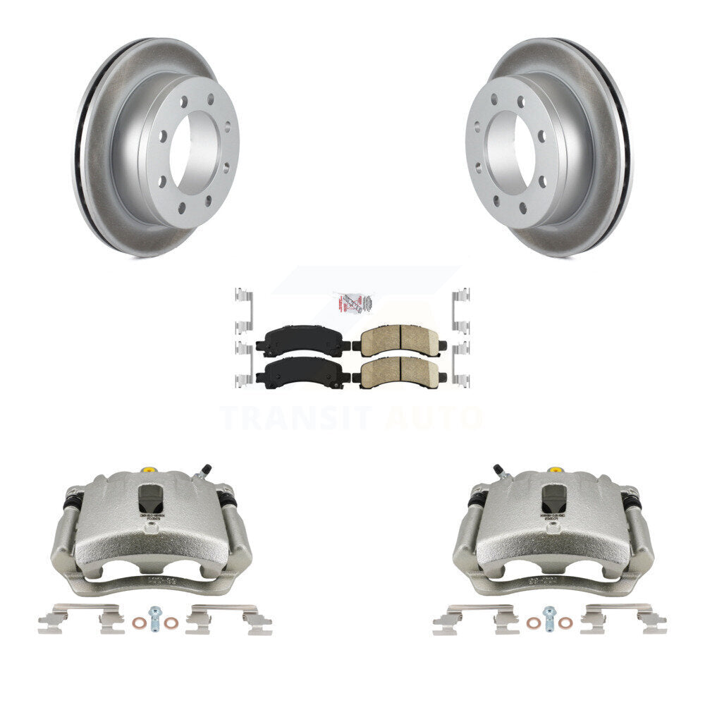 Transit Auto KCG-100682N Disc Brake Kit for 2003-2018 Chevrolet Express 2500, GMC Savana 2500, Chevrolet Express 3500 & more - Rear product image