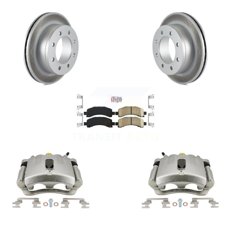 Transit Auto KCG-100682N Disc Brake Kit for 2003-2018 Chevrolet Express 2500, GMC Savana 2500, Chevrolet Express 3500 & more - Rear product image