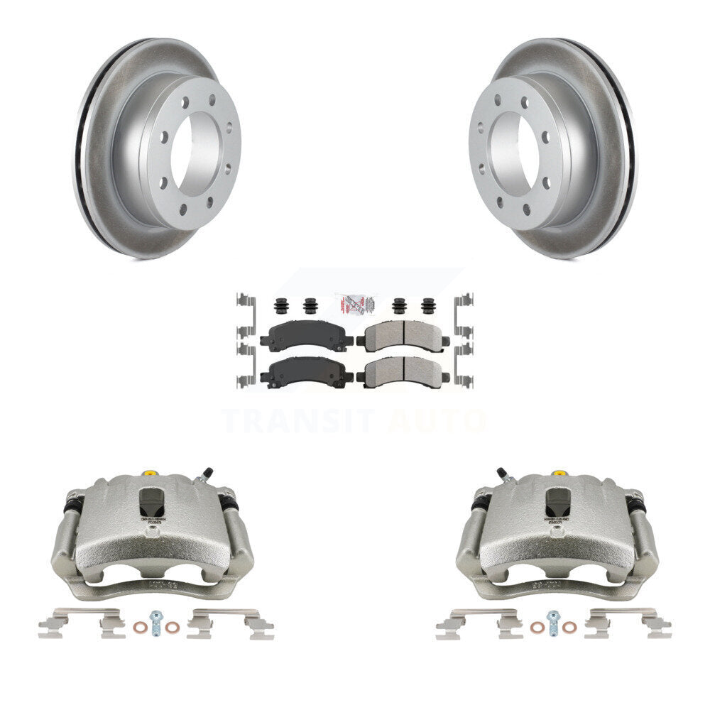 Transit Auto KCG-100683N Disc Brake Kit for 2003-2018 Chevrolet Express 2500, GMC Savana 2500, Chevrolet Express 3500 & more - Rear product image