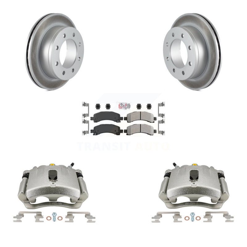 Transit Auto KCG-100683N Disc Brake Kit for 2003-2018 Chevrolet Express 2500, GMC Savana 2500, Chevrolet Express 3500 & more - Rear product image