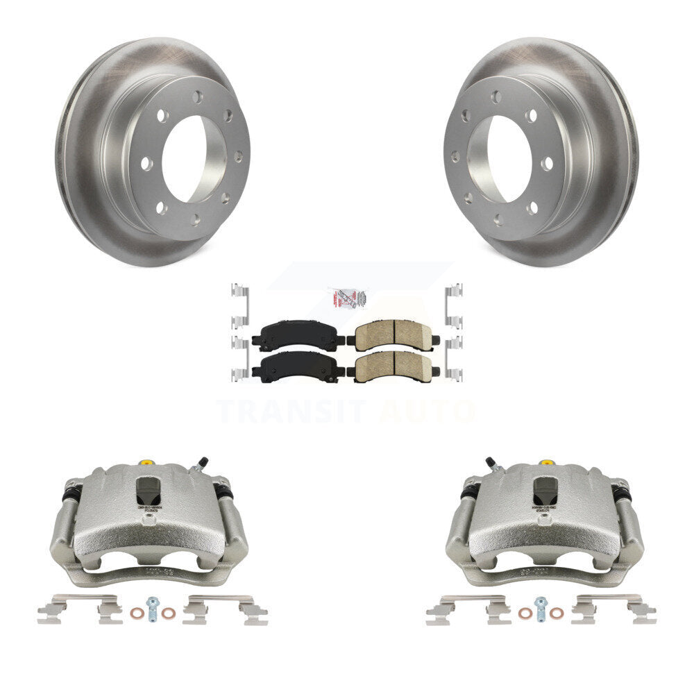 Transit Auto KCG-100684N Disc Brake Kit for 2005-2020 GMC Savana 2500, Chevrolet Express 2500, Chevrolet Express 3500 & more - Rear product image