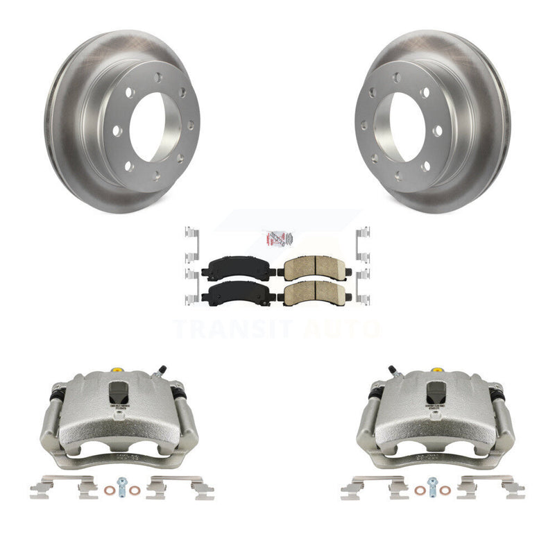 Transit Auto KCG-100684N Disc Brake Kit for 2005-2020 GMC Savana 2500, Chevrolet Express 2500, Chevrolet Express 3500 & more - Rear product image