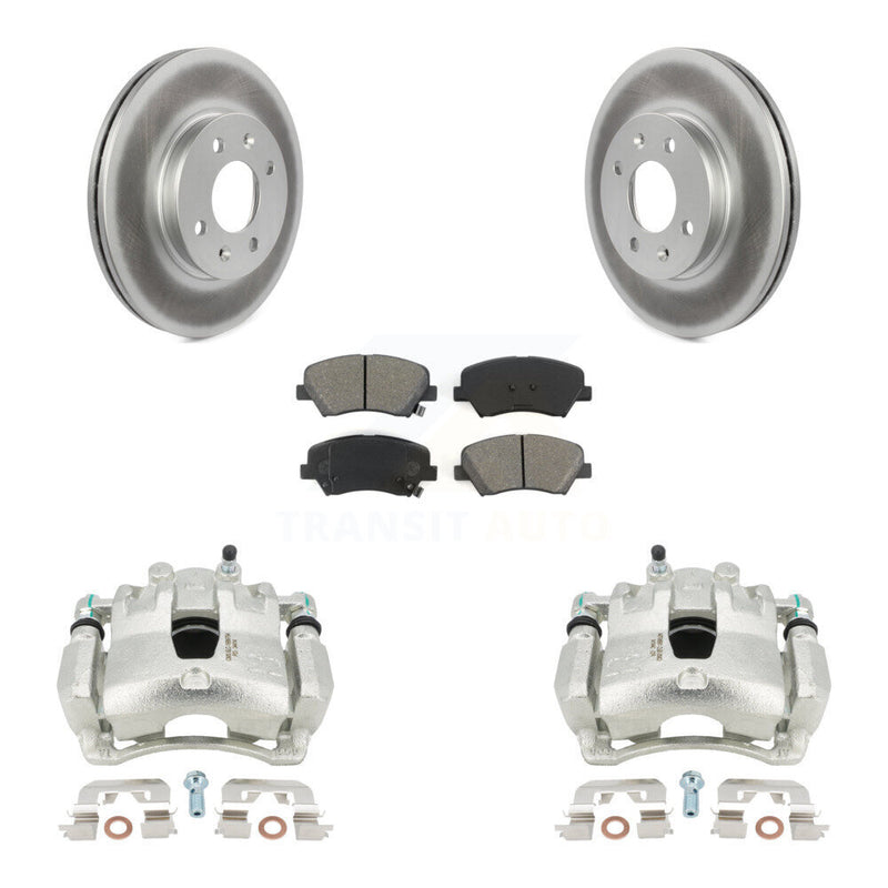 Transit Auto KCG-100684S Disc Brake Kit for 2012-2017 Kia Rio, Hyundai Accent - Front product image