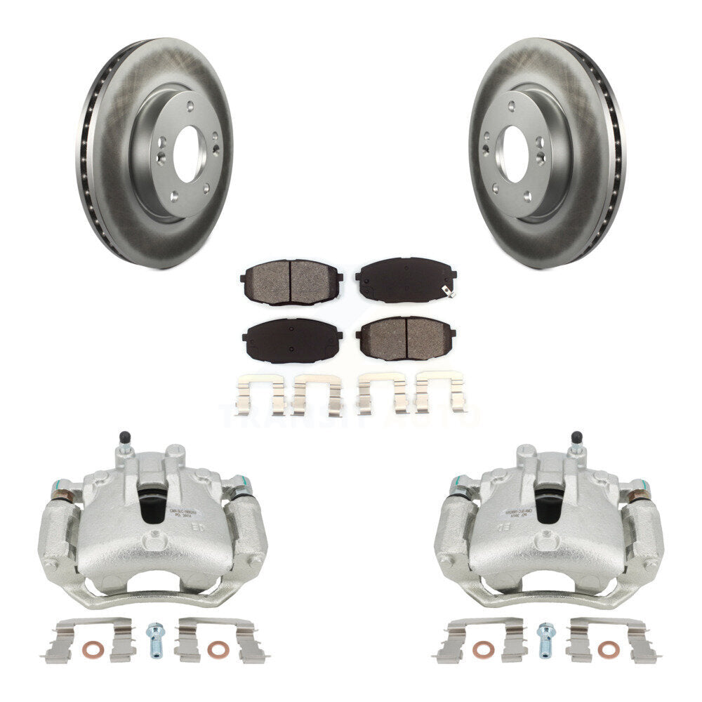 Transit Auto KCG-100686S Disc Brake Kit for 2009-2012 Hyundai Elantra - Front product image