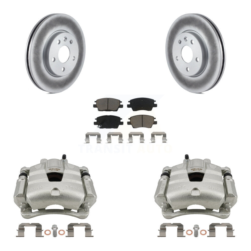 Transit Auto KCG-100687C Disc Brake Kit for 2016-2020 Chevrolet Bolt EV, Chevrolet Cruze, Chevrolet Volt - Front product image