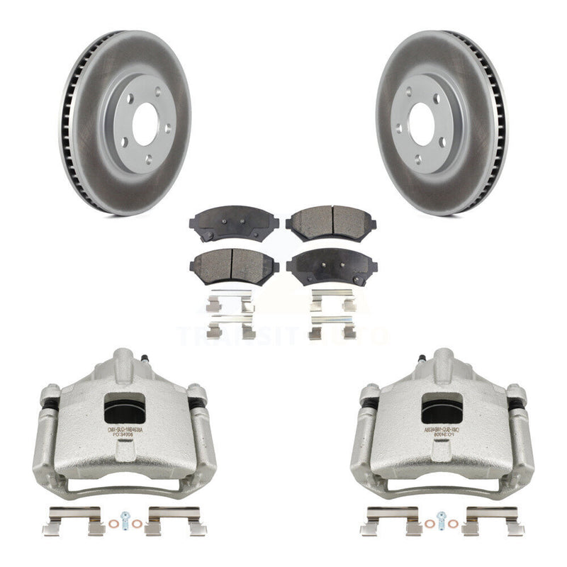 Transit Auto KCG-100687P Disc Brake Kit for 1997-2004 Cadillac Seville, Oldsmobile Aurora, Buick LeSabre & more - Front product image