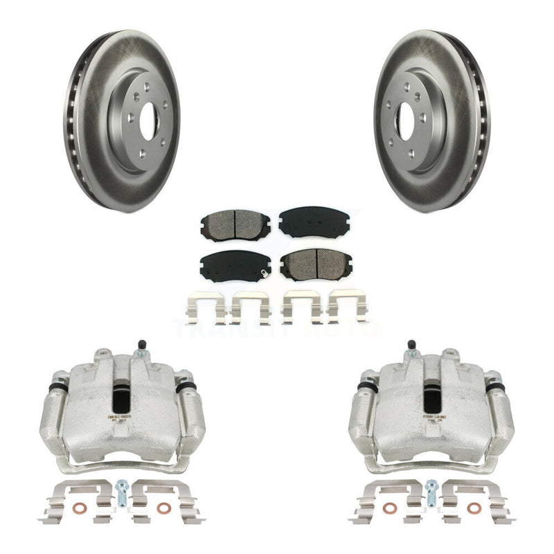 Transit Auto KCG-100689S Disc Brake Kit for 2010-2020 Chevrolet Equinox, Chevrolet Impala, Chevrolet Malibu & more - Front product image