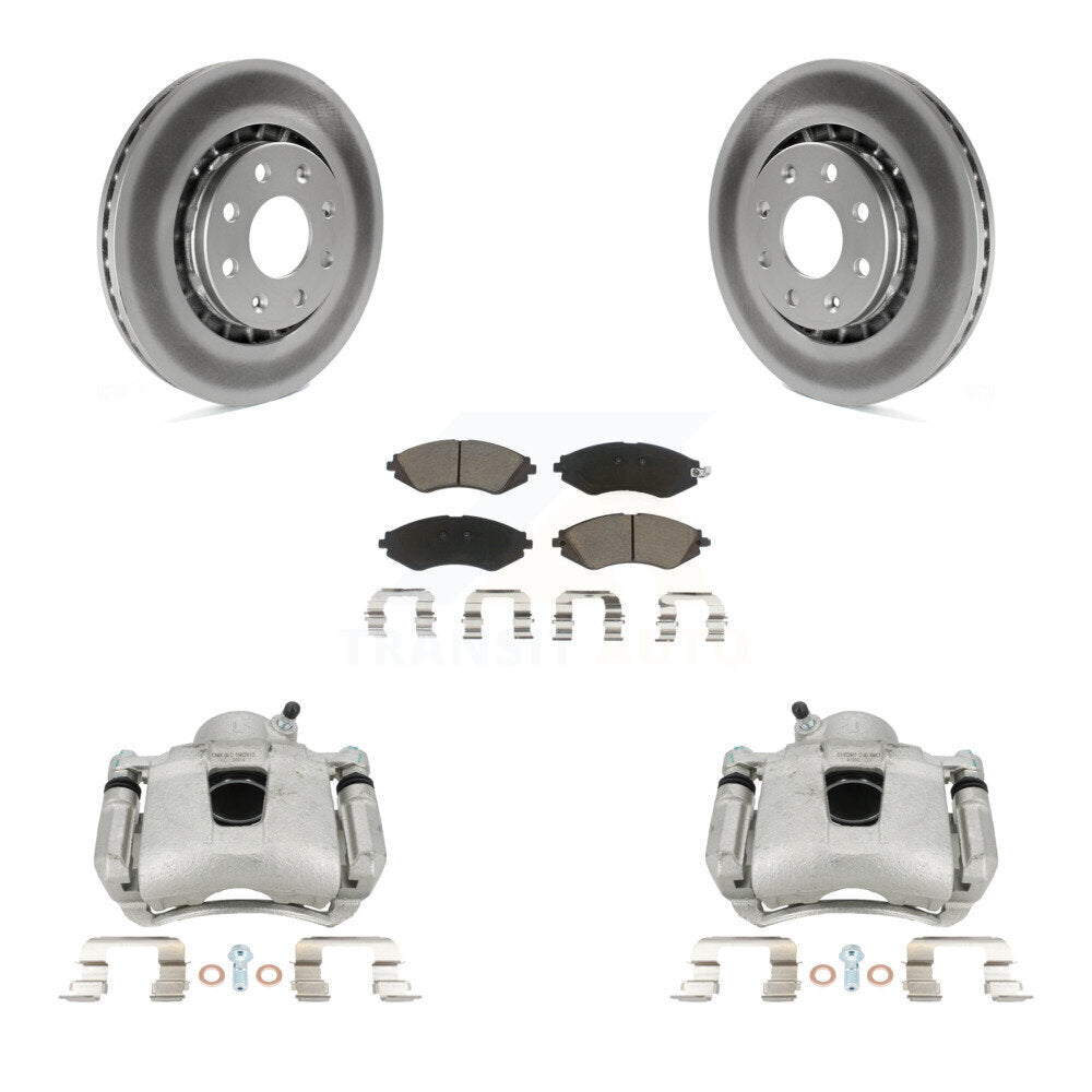 Transit Auto KCG-100691C Disc Brake Kit for 2004-2016 Chevrolet Spark EV, Chevrolet Spark, Pontiac G3 & more - Front product image