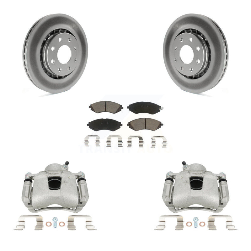 Transit Auto KCG-100691C Disc Brake Kit for 2004-2016 Chevrolet Spark EV, Chevrolet Spark, Pontiac G3 & more - Front product image