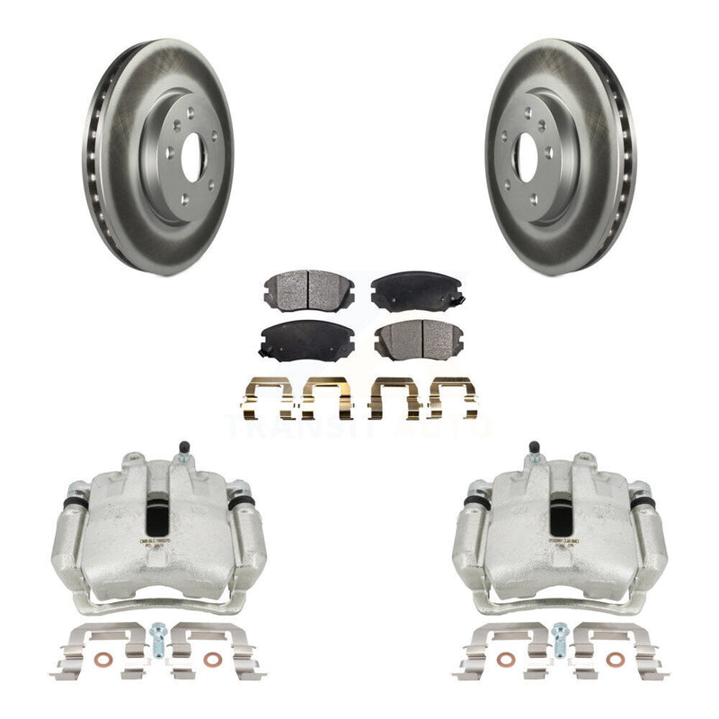 Transit Auto KCG-100692T Disc Brake Kit for 2010-2020 Chevrolet Equinox, Chevrolet Impala, Chevrolet Malibu & more - Front product image