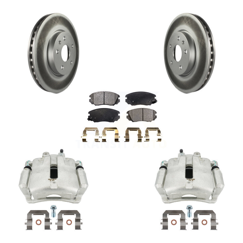 Transit Auto KCG-100693T Disc Brake Kit for 2011-2017 Chevrolet Malibu Limited, Buick LaCrosse, Buick Regal - Front product image