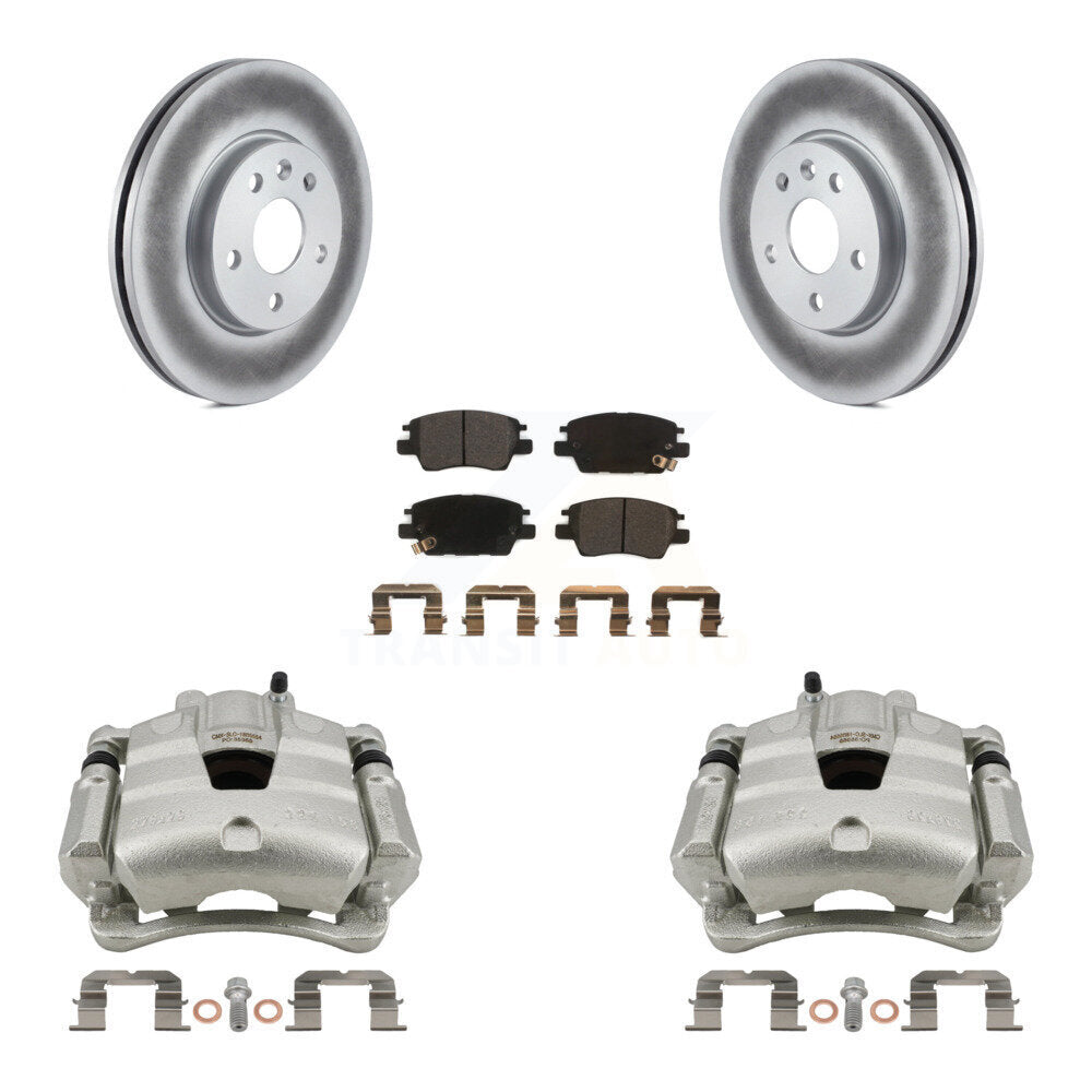 Transit Auto KCG-100694P Disc Brake Kit for 2016-2020 Chevrolet Bolt EV, Chevrolet Cruze, Chevrolet Volt - Front product image