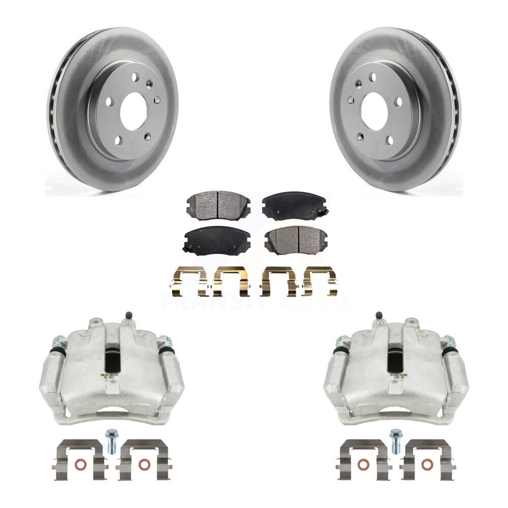 Transit Auto KCG-100694T Disc Brake Kit for 2011-2017 Chevrolet Malibu Limited, Chevrolet Malibu, Buick LaCrosse & more - Front product image