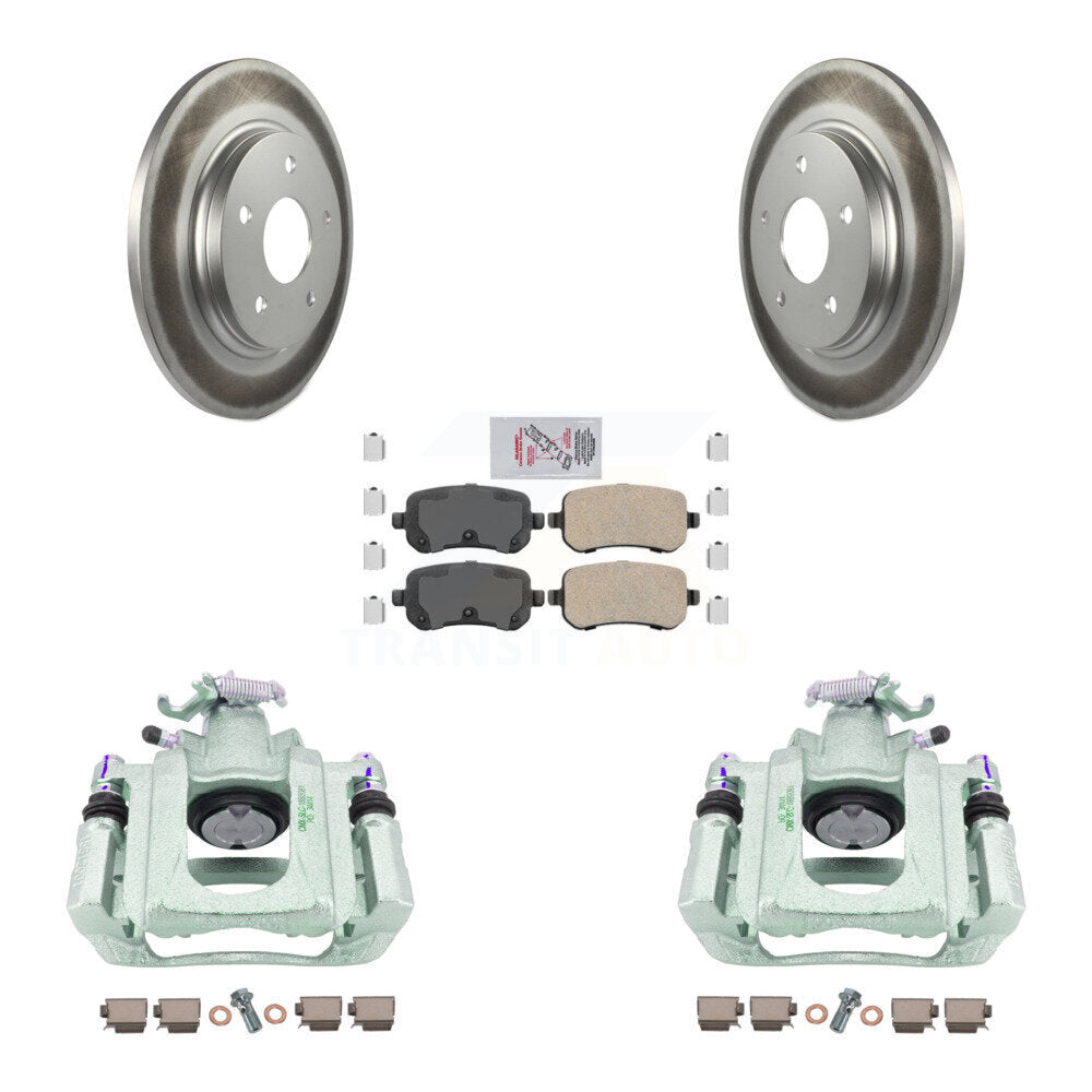 Transit Auto KCG-100695N Disc Brake Kit for 2008-2012 Ram C/V, Volkswagen Routan, Chrysler Town & Country & more - Rear product image