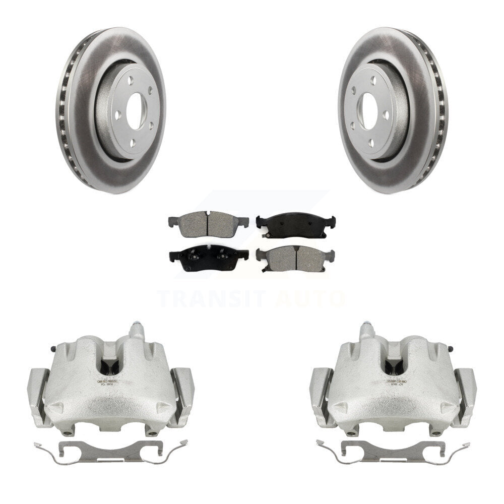 Transit Auto KCG-100695S Disc Brake Kit for 2011-2023 Dodge Durango, Jeep Grand Cherokee - Front product image