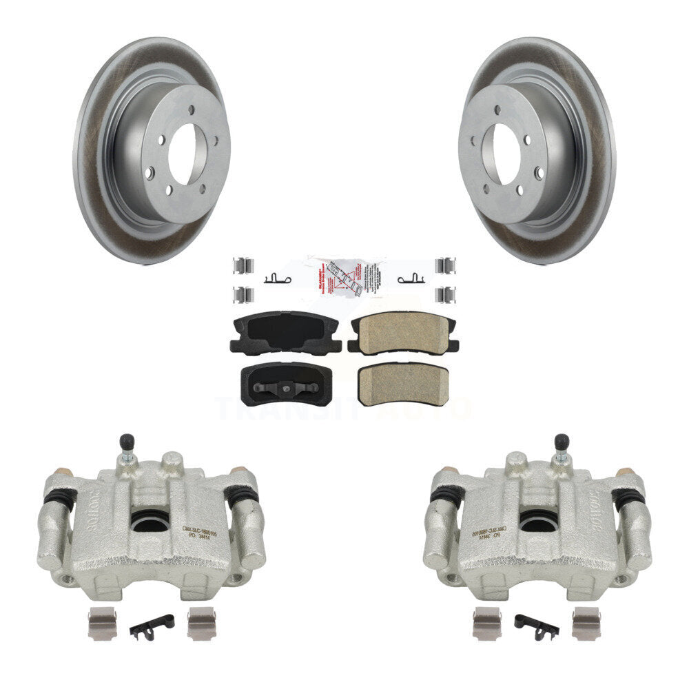 Transit Auto KCG-100696N Disc Brake Kit for 2007-2017 Jeep Compass, Mitsubishi Lancer, Mitsubishi Outlander & more - Rear product image