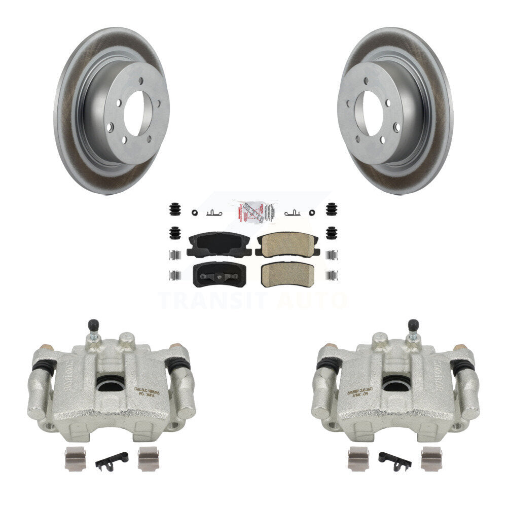 Transit Auto KCG-100697N Disc Brake Kit for 2007-2017 Jeep Compass, Mitsubishi Lancer, Mitsubishi Outlander & more - Rear product image