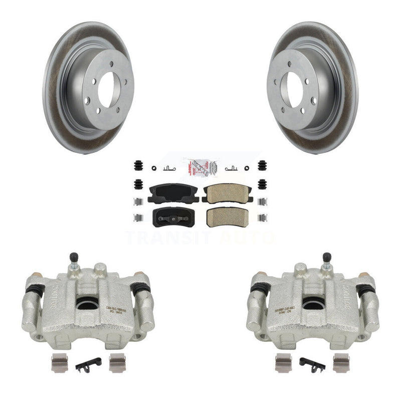 Transit Auto KCG-100697N Disc Brake Kit for 2007-2017 Jeep Compass, Mitsubishi Lancer, Mitsubishi Outlander & more - Rear product image