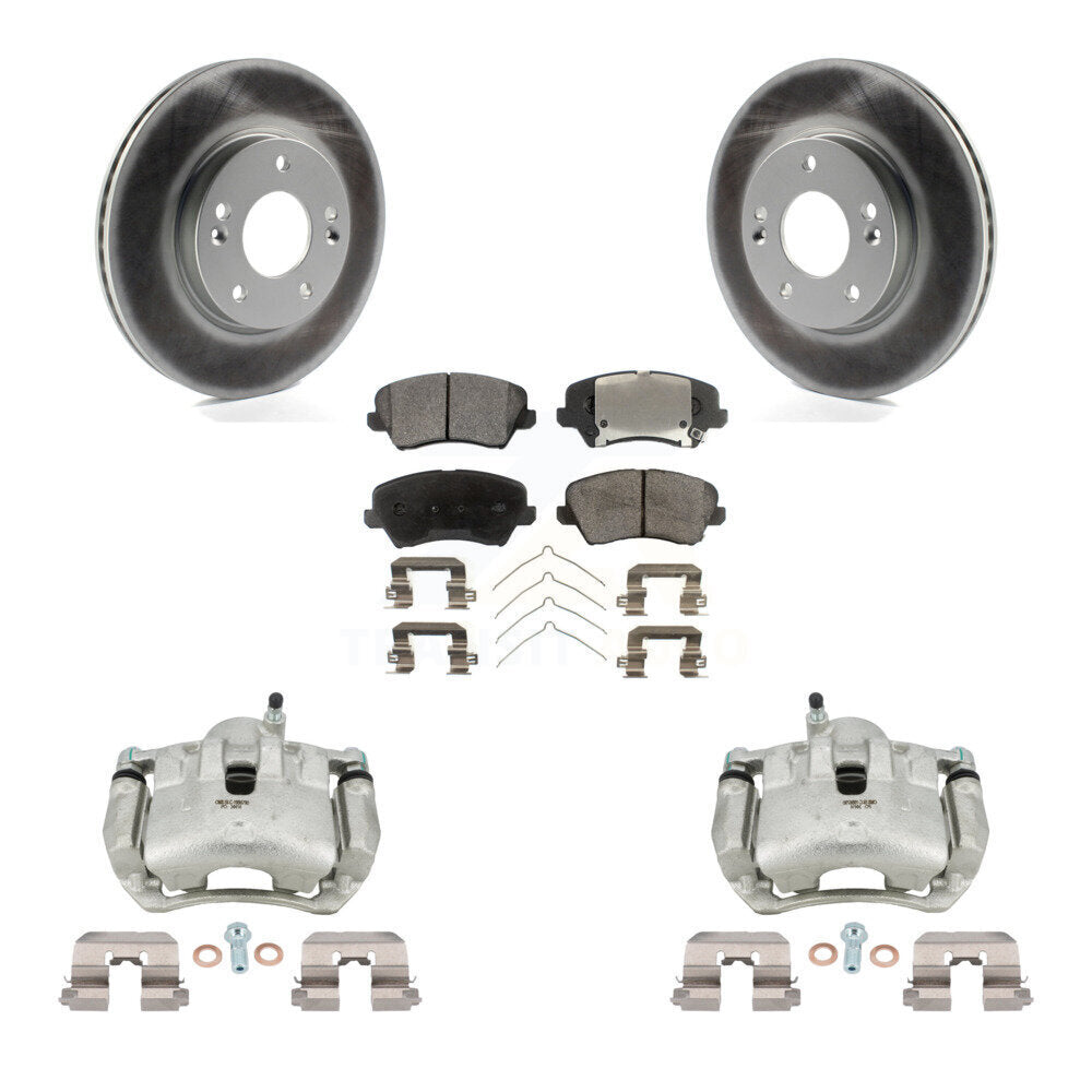 Transit Auto KCG-100699P Disc Brake Kit for 2016-2018 Hyundai Elantra GT, Kia Forte, Kia Forte Koup & more - Front product image