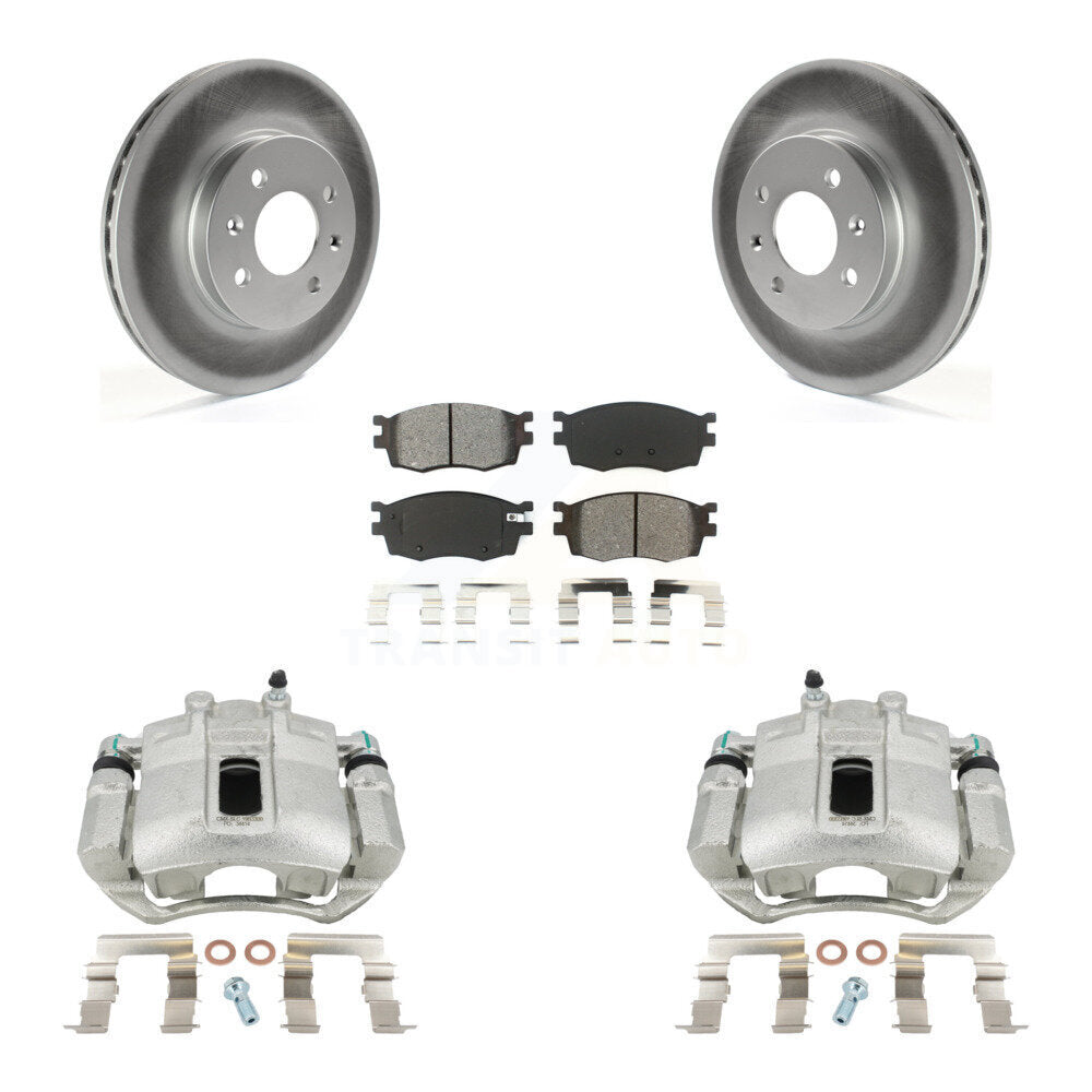 Transit Auto KCG-100699S Disc Brake Kit for 2006-2011 Hyundai Accent, Kia Rio, Kia Rio5 - Front product image