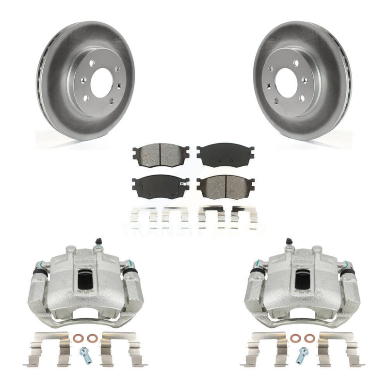 Transit Auto KCG-100699S Disc Brake Kit for 2006-2011 Hyundai Accent, Kia Rio, Kia Rio5 - Front product image