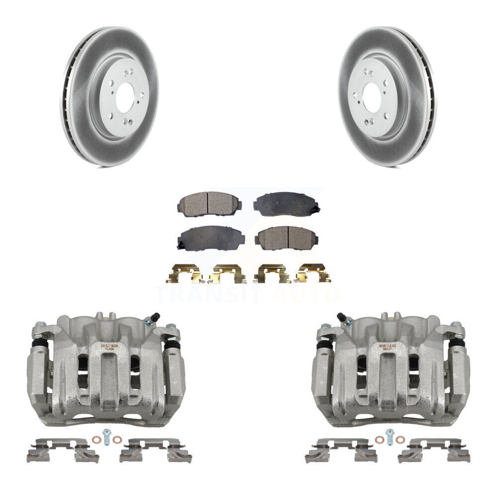 Transit Auto KCG-100704P Disc Brake Kit for 2007-2012 Honda Crosstour, Honda Accord Crosstour, Acura RDX & more - Front product image