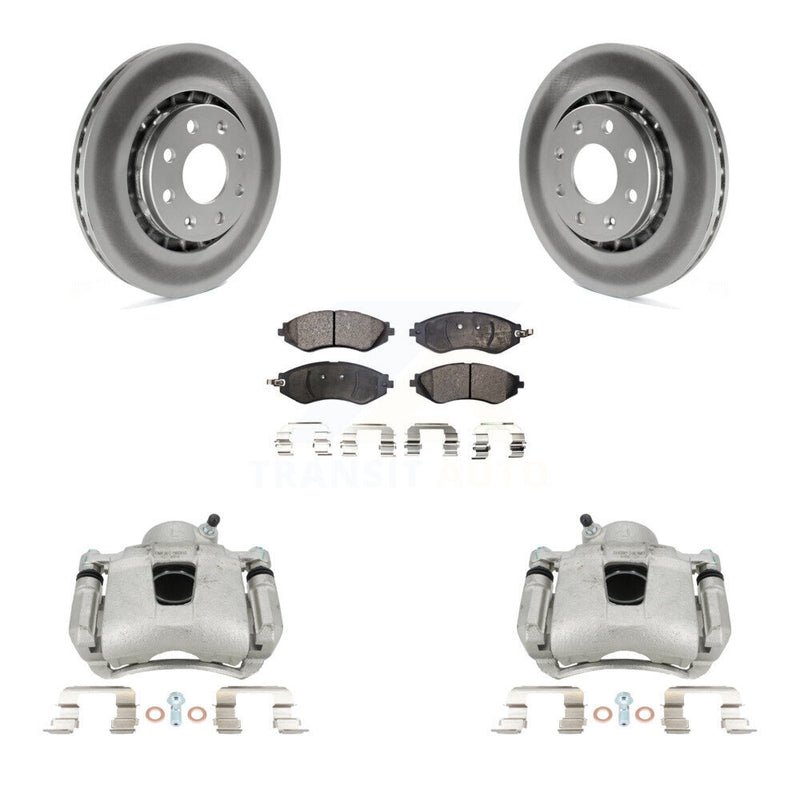 Transit Auto KCG-100704T Disc Brake Kit for 2004-2016 Chevrolet Spark EV, Chevrolet Spark, Pontiac G3 & more - Front product image