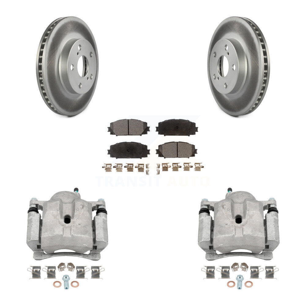Transit Auto KCG-100706P Disc Brake Kit for 2010-2017 Toyota Prius Plug-In, Lexus CT200h, Toyota Prius - Front product image