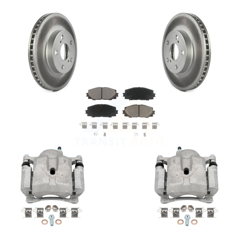 Transit Auto KCG-100708C Disc Brake Kit for 2010-2017 Toyota Prius Plug-In, Lexus CT200h, Toyota Prius - Front product image