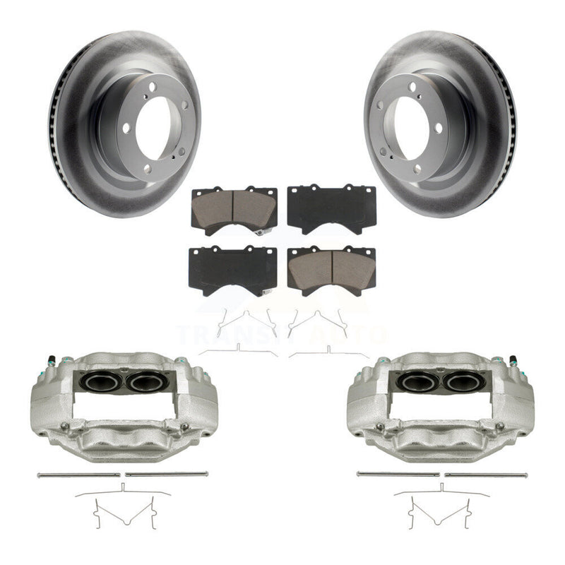 Transit Auto KCG-100709C Disc Brake Kit for 2007-2016 Toyota Sequoia, Toyota Tundra - Front product image