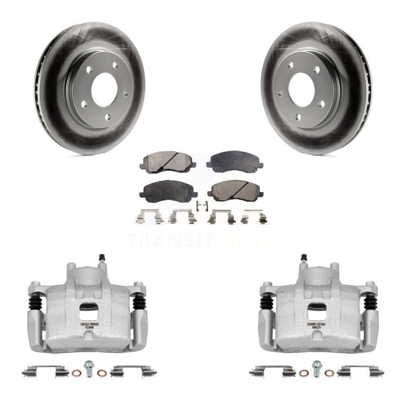 Transit Auto KCG-100709P Disc Brake Kit for 2008-2017 Mitsubishi Lancer - Front product image