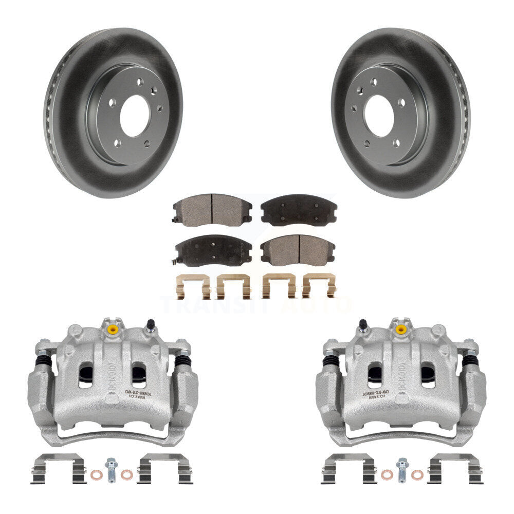 Transit Auto KCG-100711T Disc Brake Kit for 2007-2015 Chevrolet Captiva Sport, Saturn Vue, Chevrolet Equinox & more - Front product image