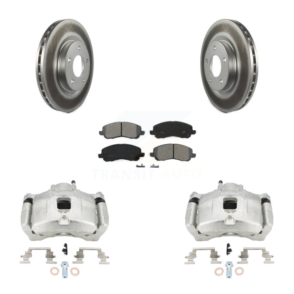 Transit Auto KCG-100713S Disc Brake Kit for 2007-2017 Chrysler 200, Dodge Avenger, Dodge Caliber & more - Front product image