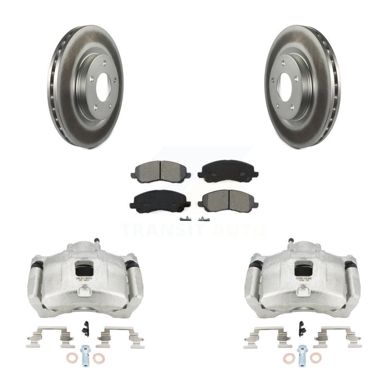 Transit Auto KCG-100713S Disc Brake Kit for 2007-2017 Chrysler 200, Dodge Avenger, Dodge Caliber & more - Front product image
