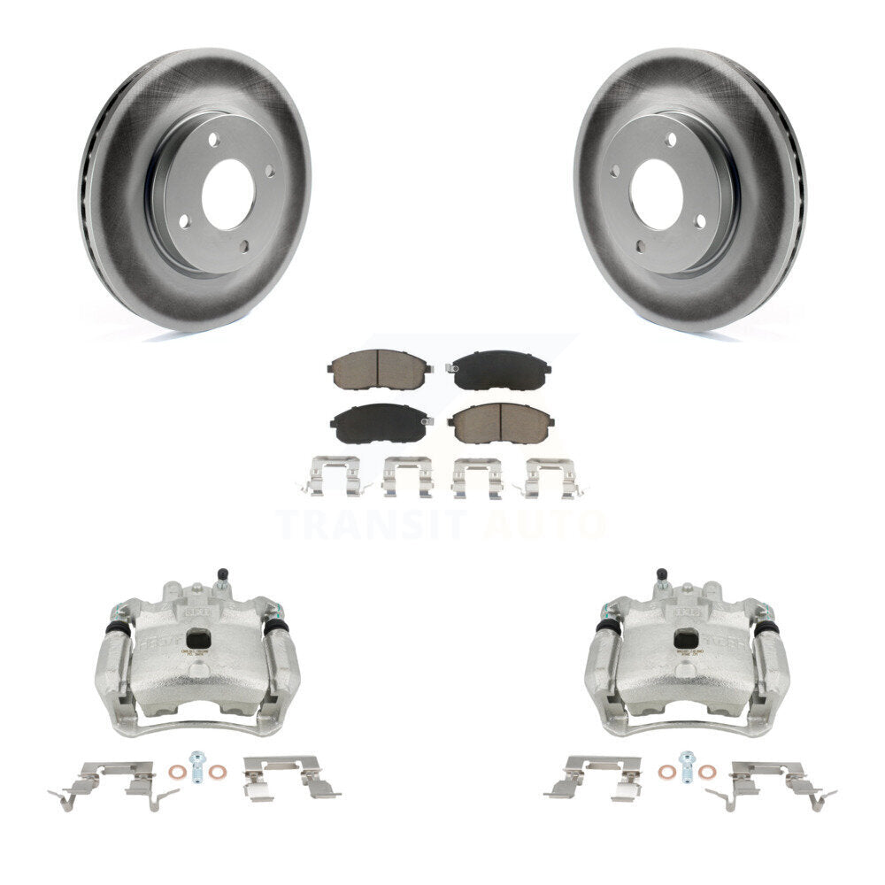 Transit Auto KCG-100714C Disc Brake Kit for 2007-2012 Nissan Sentra - Front product image