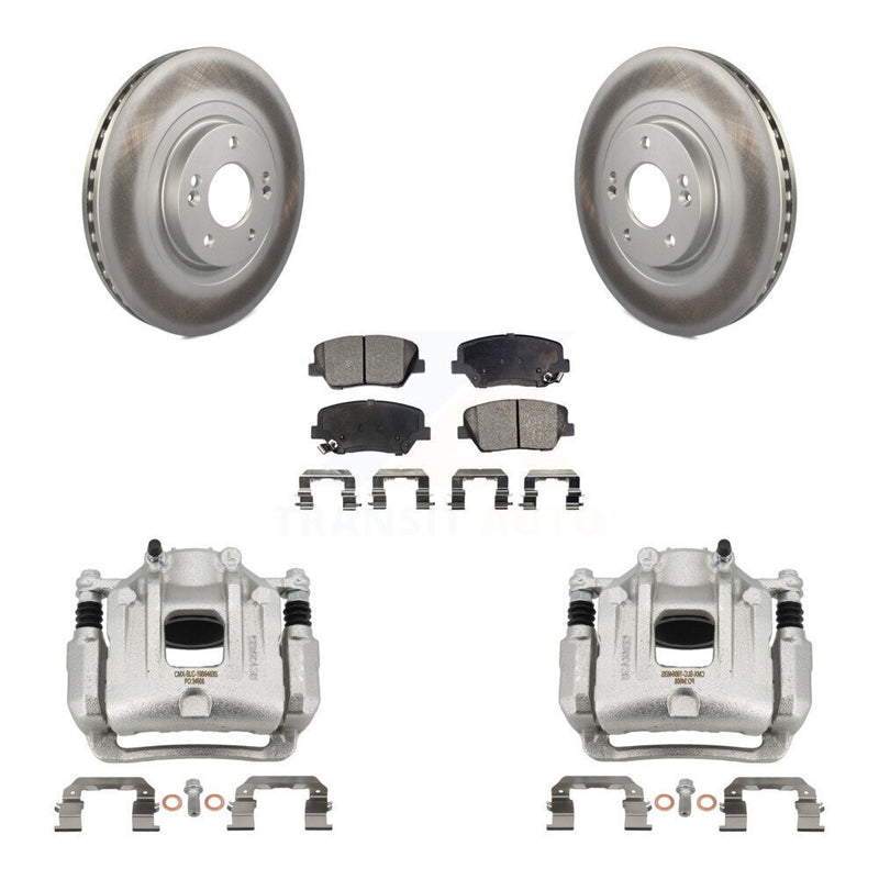 Transit Auto KCG-100717P Disc Brake Kit for 2013-2016 Kia Sorento, Hyundai Santa Fe Sport - Front product image