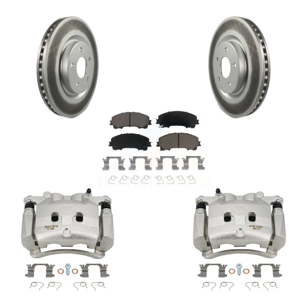 Transit Auto KCG-100718C Disc Brake Kit for 2014-2019 Nissan Rogue - Front product image