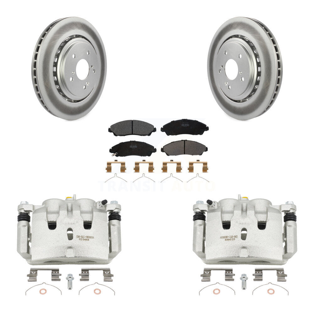 Transit Auto KCG-100718P Disc Brake Kit for 2014-2016 Acura MDX - Front product image