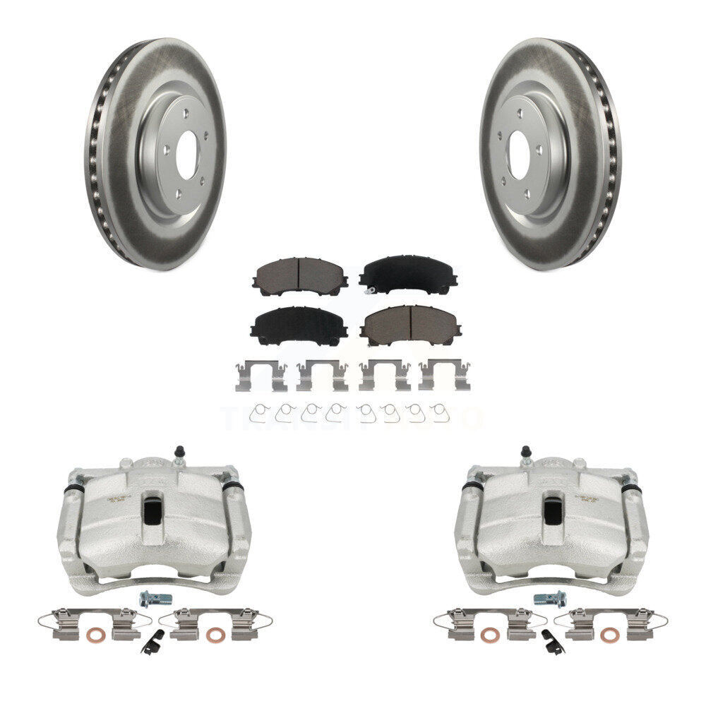 Transit Auto KCG-100719C Disc Brake Kit for 2014-2018 Nissan Rogue - Front product image