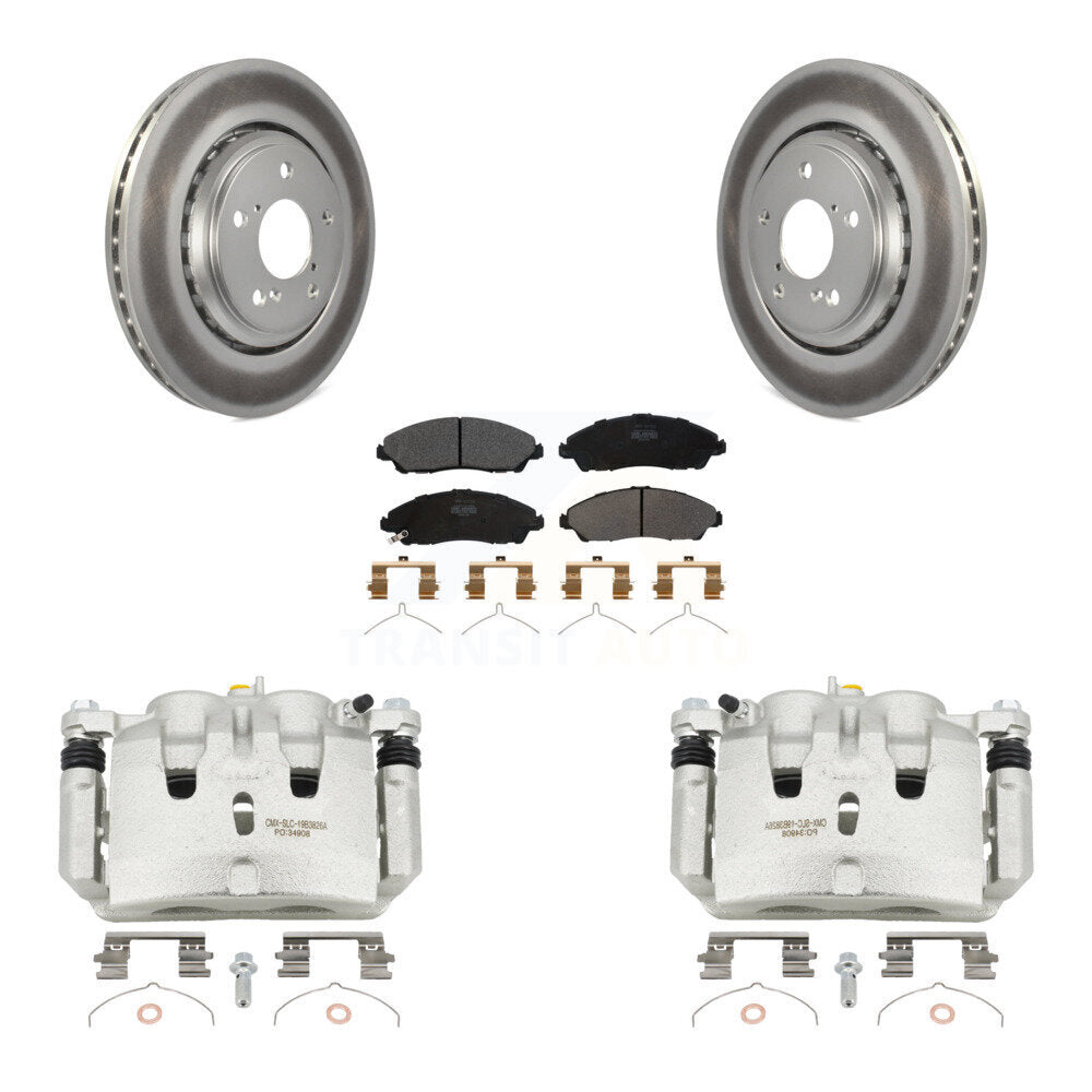 Transit Auto KCG-100719P Disc Brake Kit for 2016-2021 Acura MDX, Honda Ridgeline, Honda Pilot - Front product image
