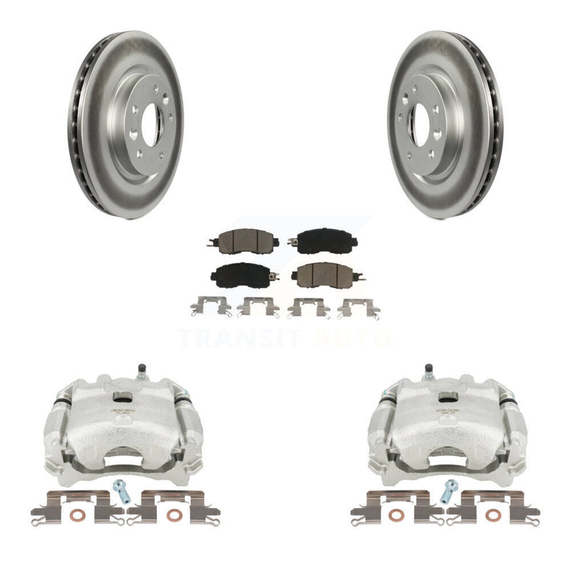 Transit Auto KCG-100720C Disc Brake Kit for 2015-2017 Nissan LEAF - Front product image